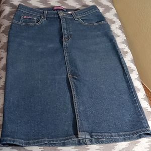 Bubblegum Jean Skirt